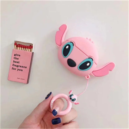 3D Cartoon Silicone Case for AirPods 4 (2024) & AirPods Pro 2/3 — Protective Earphone Charging Cover with Hook