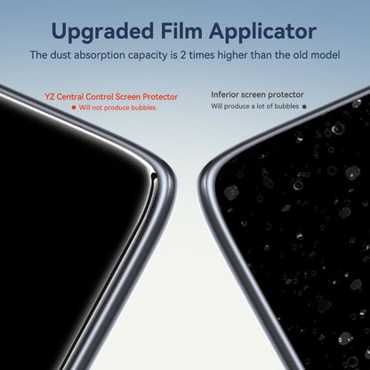 Tesla Model 3/Y Center Screen Protector - Matte Tempered Glass Anti-Glare Touchscreen Film