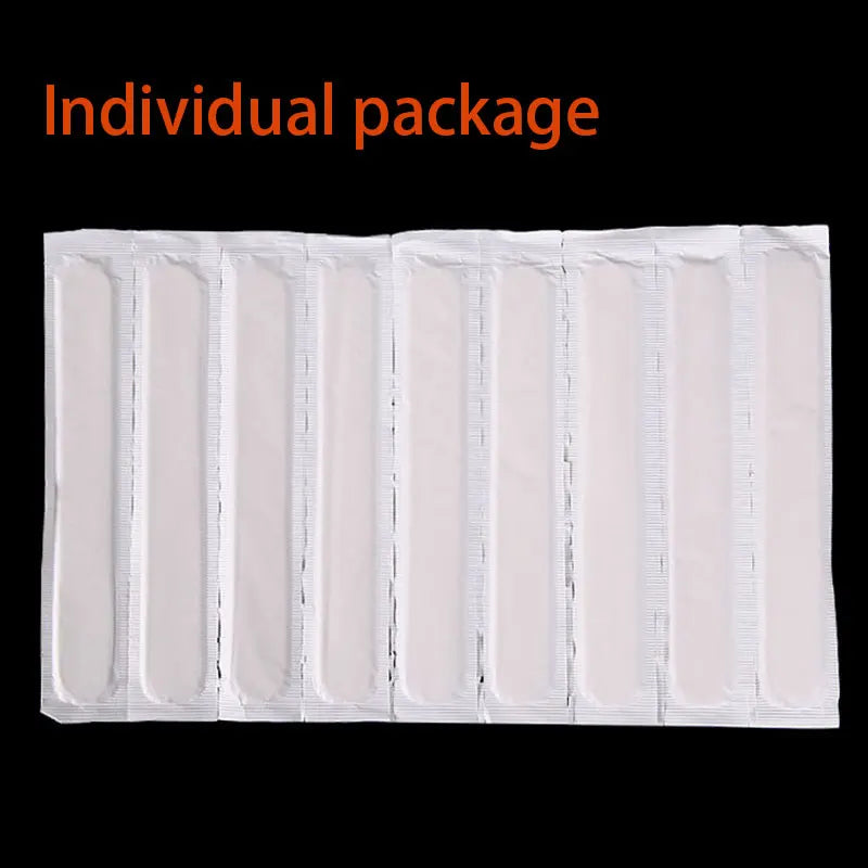 50/100PCS Disposable Tattoo Waxing Sticks - Wooden Tongue Depressor with Independent Sterilization Package