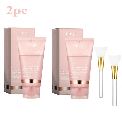 Overnight Collagen Peel-Off Mask Set – Night Mask for Deep Moisturizing