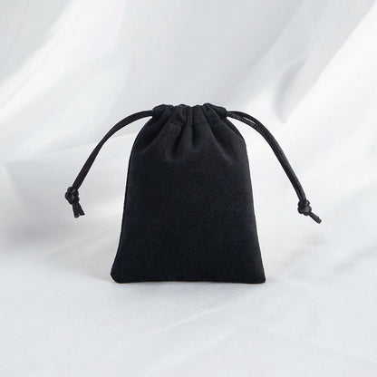 100-Pack Velvet Drawstring Jewelry Pouches - Personalized Logo Gift Bags for Wedding Favors, Candy & Makeup Packaging
