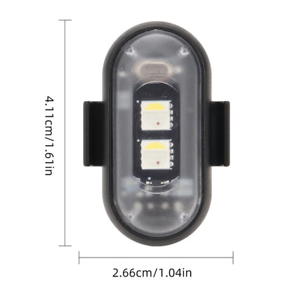 RGB LED Strobe Lights for Car & Motorcycle – 8-Color Wireless Flash Position Warning Lights for Aircraft & Helicopter
