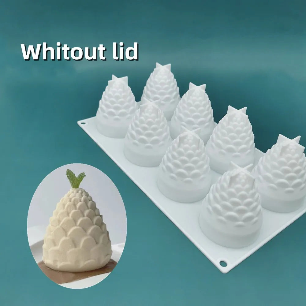 3D Fruit Shape Silicone Cake Mold — French Dessert Baking Tools for Brownies, Mousse & Pastry Decoration