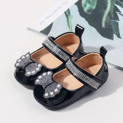 Baby Princess First Walking Shoes - Anti-Slip Learning Walker Shoes for Ages 0-1