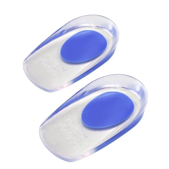 Medical Silicone Heel Protector Insoles – Inserts for Heel Spur Relief, Plantar Fasciitis Pain & Pressure Reduction