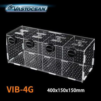 Magnetic Acrylic Fish Breeding & Isolation Box, Aquarium Hatchery Tank Divider with Combined Design for Safe Fish Separation & Care