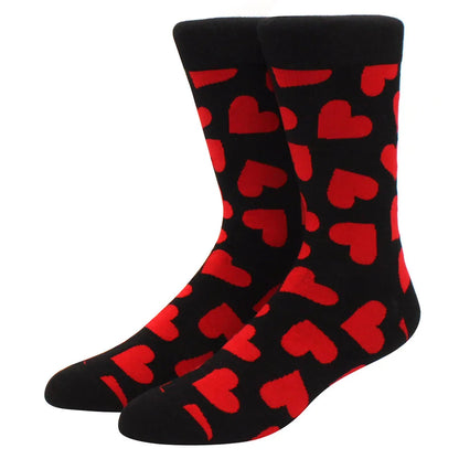 Men’s & Women’s Funny Beer Rainbow Socks – Skateboard Striped Pig Hip Hop Colorful Mid-Rise Casual Crew Cotton Socks, Unisex Fashion Novelty Socks