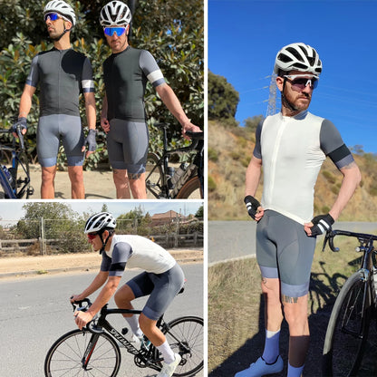 YKYWBIKE Men's Cycling Bib Shorts - Outdoor Bike Ride Padded Tights, 6 Hours Comfort, MTB Cycling Clothing for Men