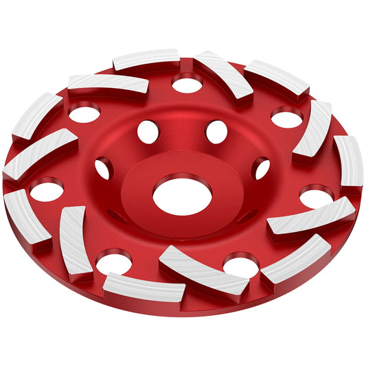 5-Inch Diamond Grinding Cup Wheel – Abrasive Sanding Disc for Angle Grinder, Wear-Resistant Concrete & Stone Polishing Tool