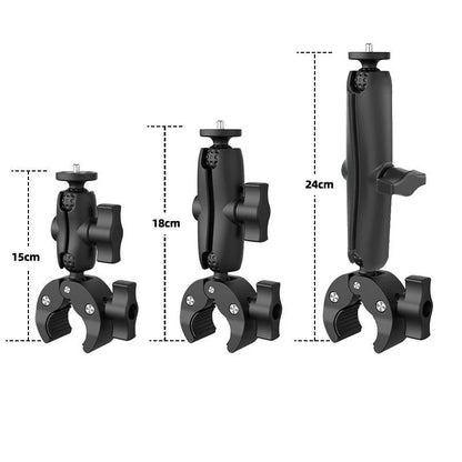 Camera Super Clamp Mount – Bike & Motorcycle Handlebar Bracket Holder for GoPro Hero 13/12/11, Insta360 X3/X4 & DJI Action Camera Accessories