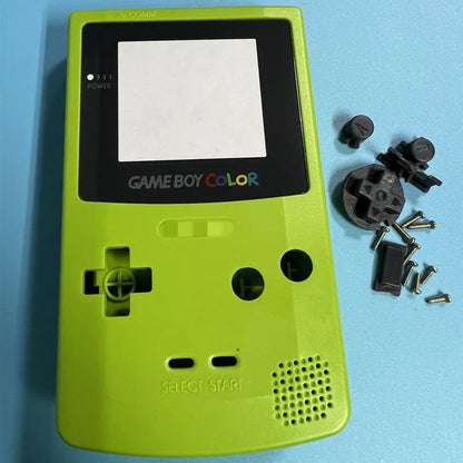 Game Boy Color Replacement Shell - Limited Edition Luminous Housing Case & Accessories