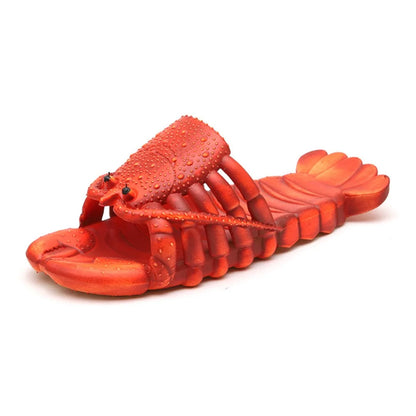 Funny Lobster Slippers - Non-Slip PVC Soft Sole Beach Slides