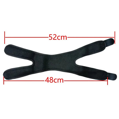 Pressurized Knee Wrap Sleeve — Elastic Support Braces with Pad for Basketball, Tennis & Cycling