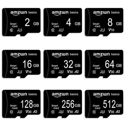 High-Speed Micro SD Memory Card — 2GB/4GB/8GB/16GB/32GB/64GB/128GB/256GB TF Card for Phone, Camera & Monitoring