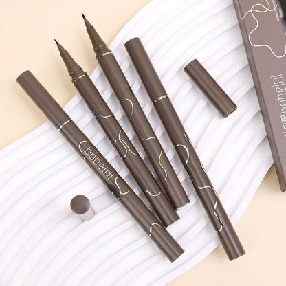 Waterproof Quick-Dry Liquid Eyeliner – Ultra-Fine Matte Black/Brown Long-Lasting Eye Makeup Gift