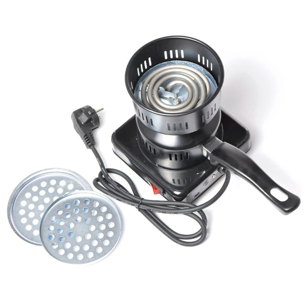 Electric Charcoal Burner Stove – Portable Coal Heater and Shisha Hookah Lighter for BBQ and Party Use