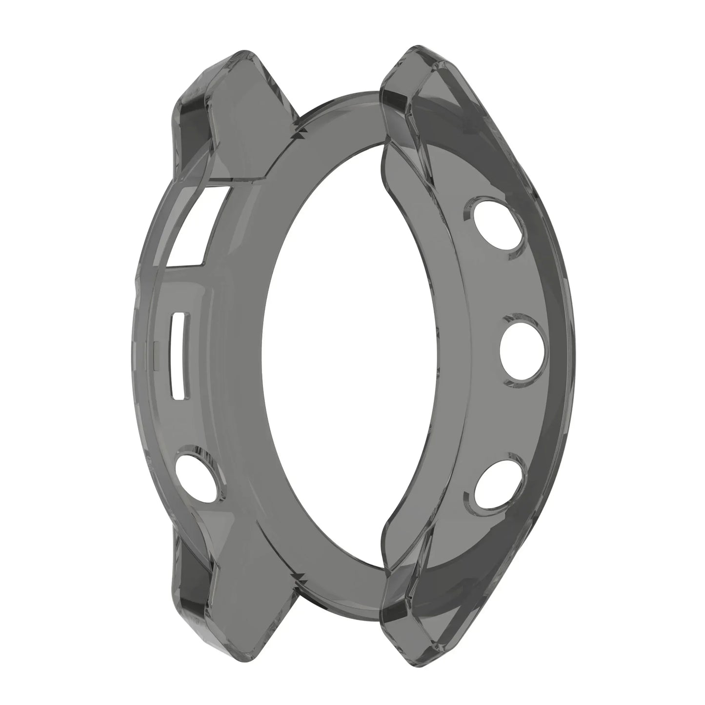 Transparent TPU Protective Case for Garmin Fenix 5/6/7 Series – Soft Slim Watch Cover