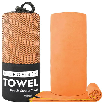 Quick Dry Microfiber Travel Towel – Ultra Absorbent, Super Soft & Compact Sports/Camping Towel for Outdoor Use (1pc)