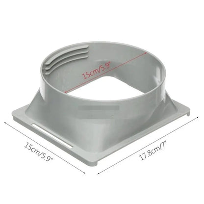 Portable Window AC Kit - Adjustable Slide Plate Adapter for Exhaust Hose Connector & Air Conditioner Accessories