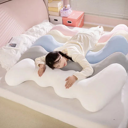 Ice Silk Cooling Body Pillow - Summer Sleeping & Leg Hugging Pillow for Women