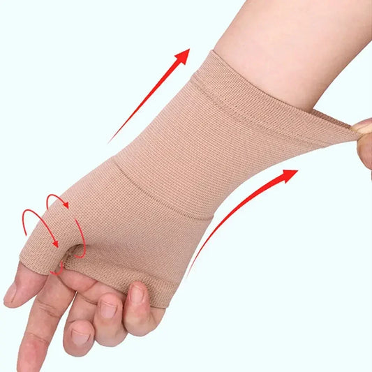 Golfer Compression Wrist & Thumb Support Band — Carpal Tunnel Brace Strap Sleeve for Tenosynovitis, Arthritis, and Hand Pain