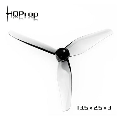 HQProp T3.5X2.5X3 3525 Propellers - 3-Blade CW/CCW Drone Props, 1.5mm Shaft, 8 Pairs (16 Pieces)