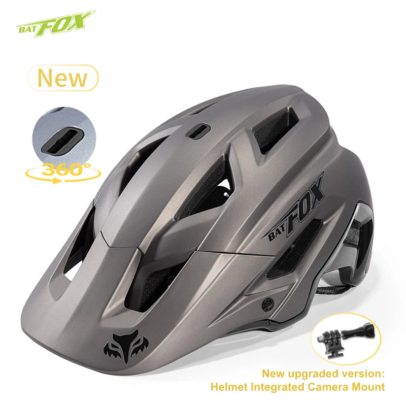 BATFOX MTB Cycling Helmet – Ultralight Men’s Bicycle Helmet Casco for Mountain & Road Racing Speedframe Safety Gear
