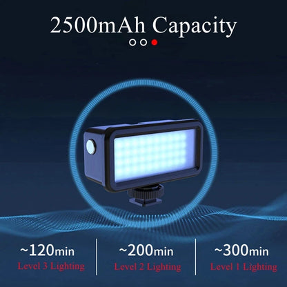 Waterproof LED Diving Fill Light — Compatible with GoPro Hero 12, 11, 10, 9 & DJI Action 3 Cameras, 40M Underwater Video Lamp