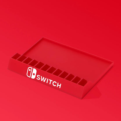 Nintendo Switch OLED Game Disc Storage Stand — Desktop Cassette Rack & Game Card Holder for NS Accessories