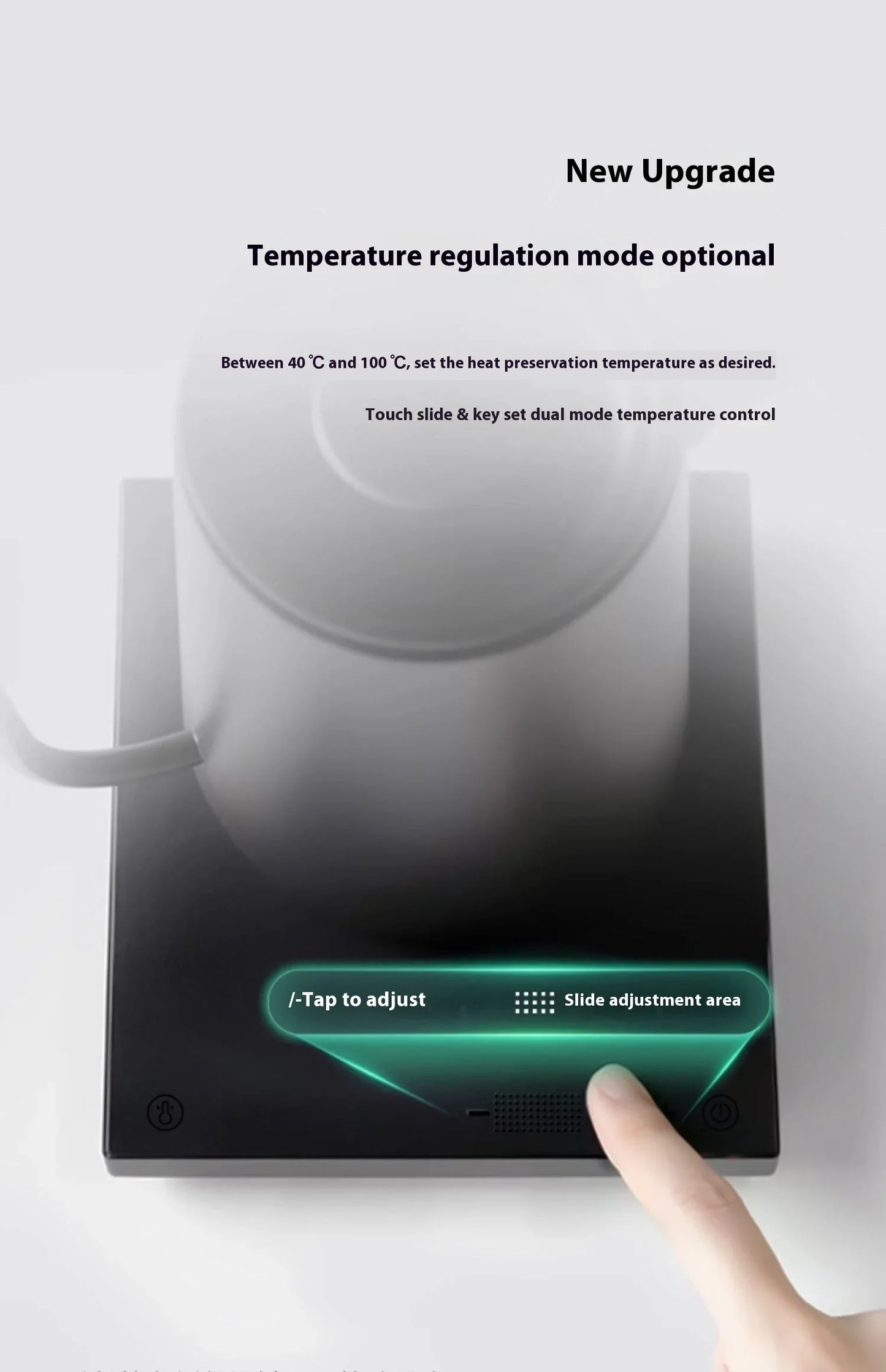 Timemore Fish Smart Electric Pour-Over Kettle 600ml — Temperature Control Coffee Pot for Hand Brew, 220V, Perfect Gift