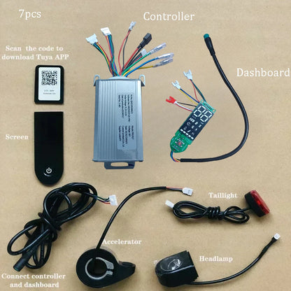 350W 36V 15A Scooter Controller Motherboard with Bluetooth & Tuya Smart – Compatible with FOSTON X-Play DIGMA, 8.5 Inch, Max Speed 30 Km/h