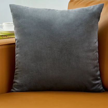 Velvet Pillow Cover 40x40 cm – Decorative Cushion Case for Living Room Sofa, Home Decor in Yellow, Green & Blue