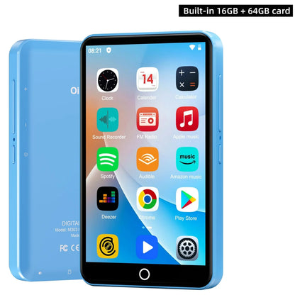 Android 9 MP3 Player - 16GB/80GB Bluetooth WiFi Music Player with 4.0-Inch Screen, FM Radio & eBook Support