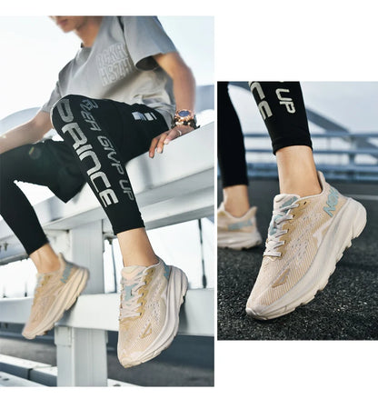 Men's Sports Running Shoes - Carbon Plate Marathon Sneakers, Lightweight & Breathable Athletic Shoes for Women