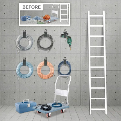 Cord Organizer Holder with Triangle Buckle - Wire Manager Power Cord Management Nylon Heavy Cord Storage Straps for Cables