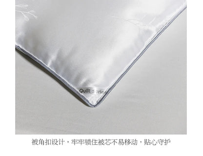 100% Mulberry Silk Handmade Comforter – Winter Warmth, Spring & Autumn Blanket, Thickened Single/Double Quilt for Home & Hotel