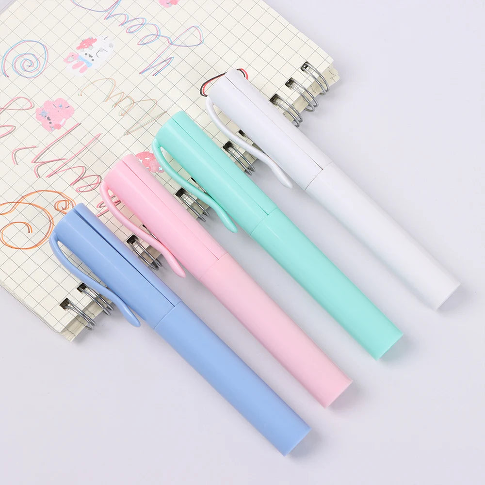 Portable Pen-Shape Folding Scissors – Creative Safe DIY Paper Cutting Tool for School, Office & Craft Use