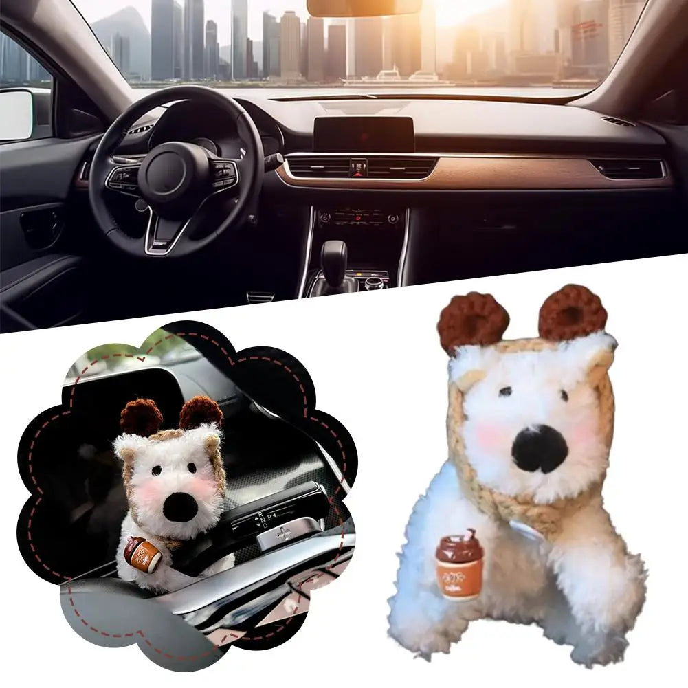 Cute Car Gear Shift Doll - Fun Dashboard, Rearview Mirror & Auto Decor Ornament