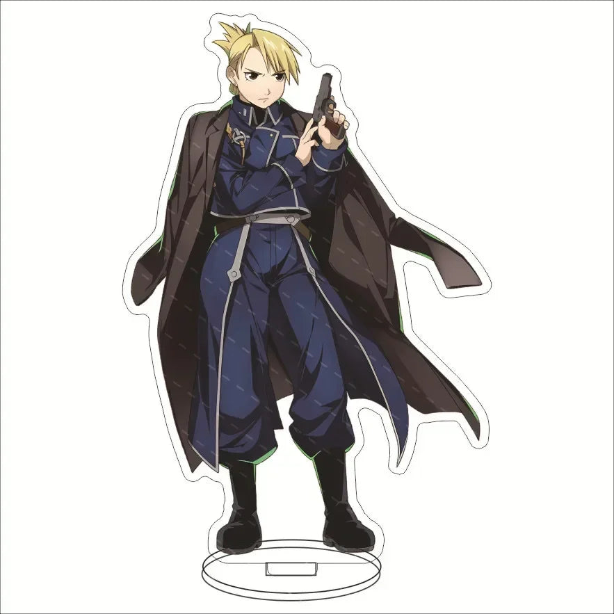 Fullmetal Alchemist Acrylic Stand — 15cm Anime Action Figure PVC Desktop Model Toy Gift