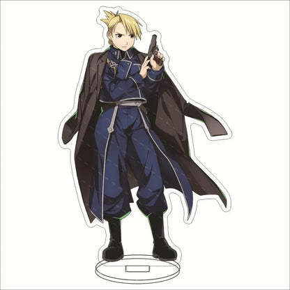 Fullmetal Alchemist Acrylic Stand — 15cm Anime Action Figure PVC Desktop Model Toy Gift