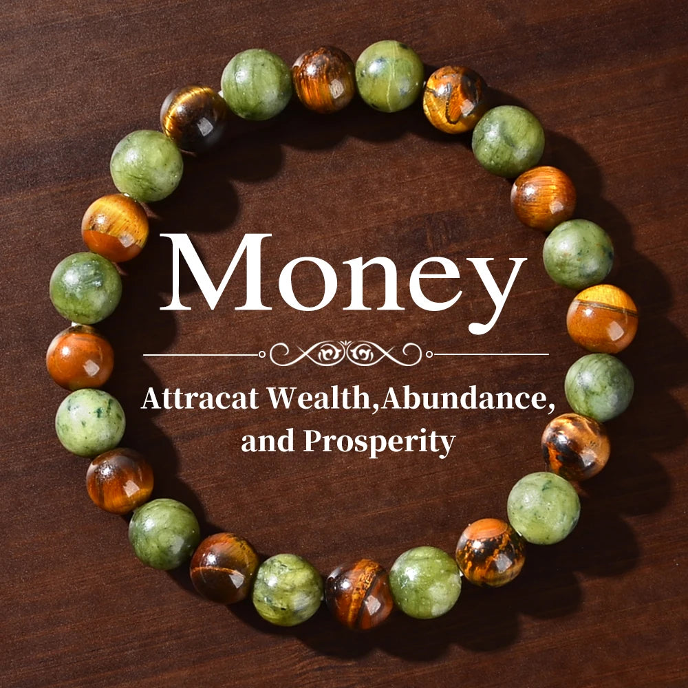 Prosperity & Abundance Healing Bracelet for Relaxation, Success, Personal Strength, and Health Enhancement
