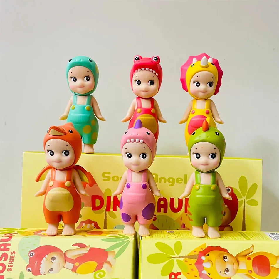 New Sonny Angel Dinosaur Series Hippie Doll – Cute Car & Mobile Phone Ornament Toy Gift for Kids