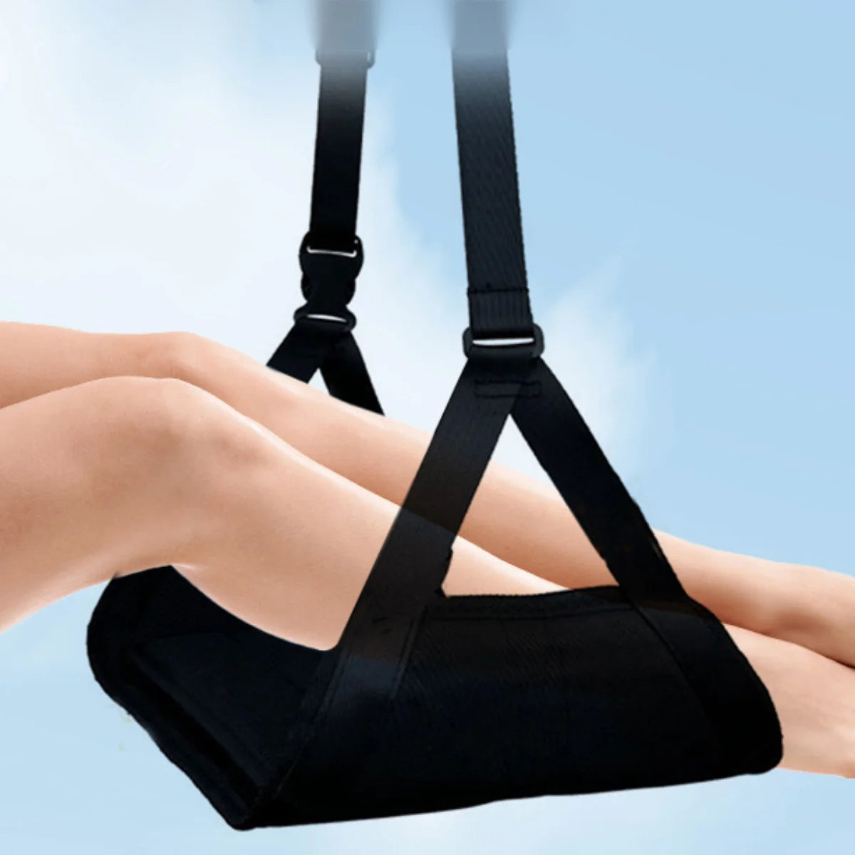 Travel Rest Hammock - Portable Footrest for Office, Train & Airplane Seats