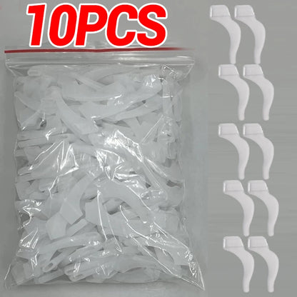 Anti-Slip Silicone Ear Hooks for Glasses | Elastic Eyewear Grip, Temple Holder & Fastener Accessories