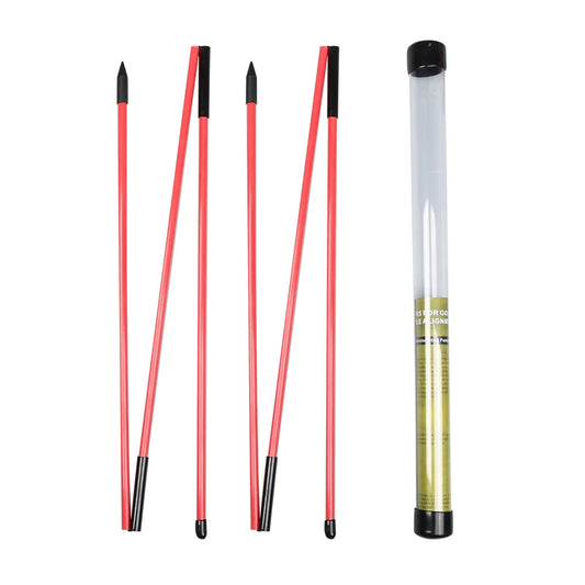 6 Colors Golf Alignment Sticks – Collapsible Practice Rods for Putter Green & Swing Training Tools