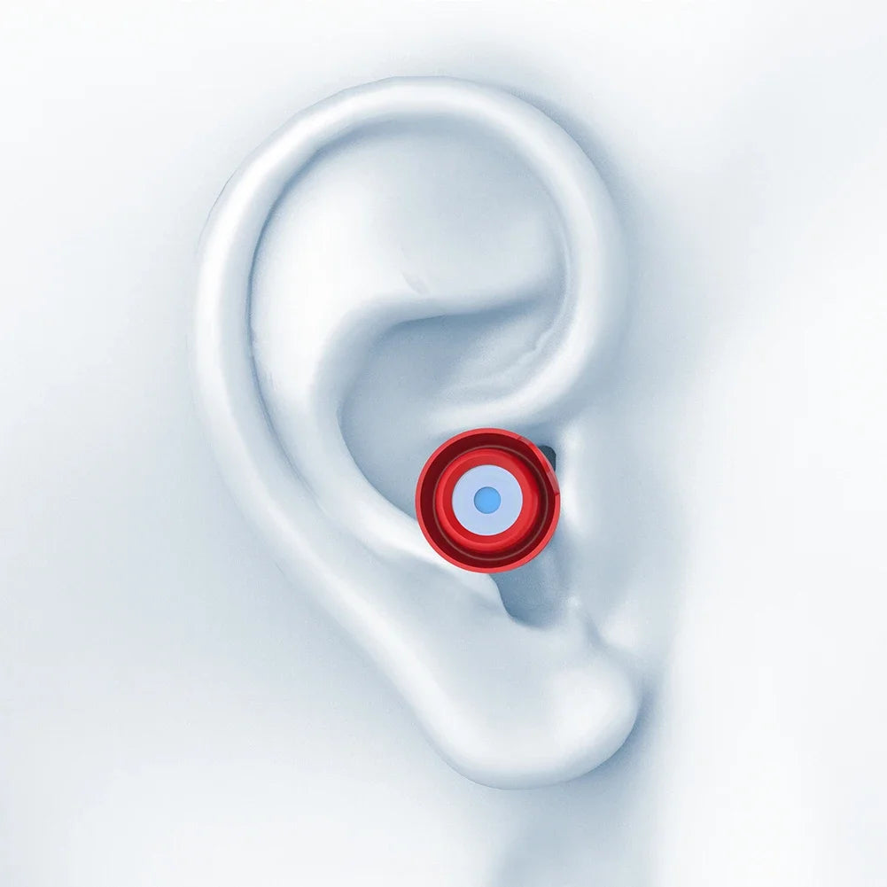 Silicone Soundproof Earplugs — Anti-Noise Sleeping & Swimming Ear Protection, Noise Reduction & Sound Insulation