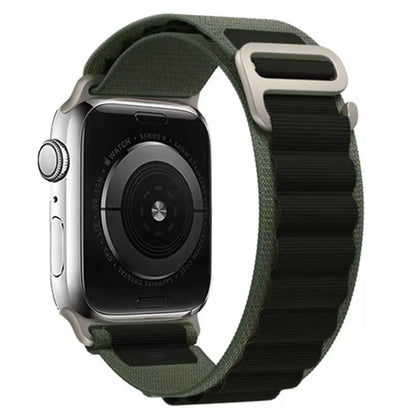 Alpine Loop Nylon Sport Strap for iWatch — Compatible with Series 4–10, 42/46/49mm Bands
