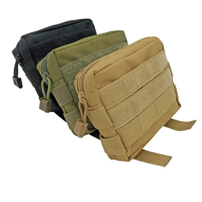 Molle Utility EDC Waist Bag - Tactical Pouch for Medical First Aid, Belt Pouch, Outdoor Sports and Hunting
