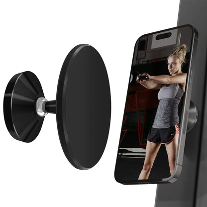 Gym Mate Magnetic Phone Mount – Double-Sided Suction Holder for MagSafe, Hands-Free Video Shooting While Working Out