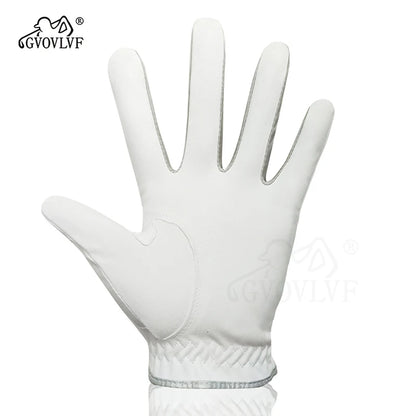 Men's Golf Glove - Breathable Micro Soft Fabric, Comfortable Fit with Magnetic Marker & Replaceable Design for Golfers